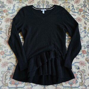 Isaac Mizrahi Cashmere Black Sweater Women's L